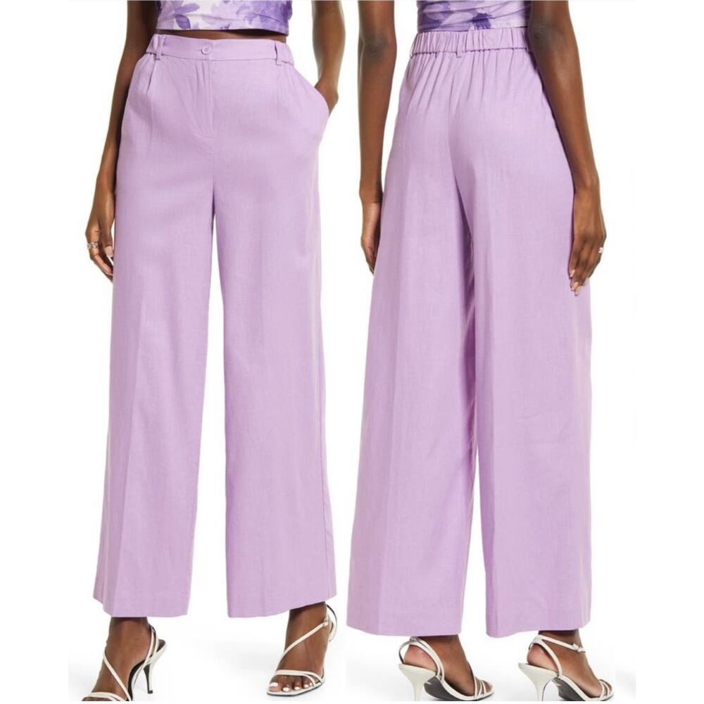 REVOLVE Lavender Wide Leg Pants